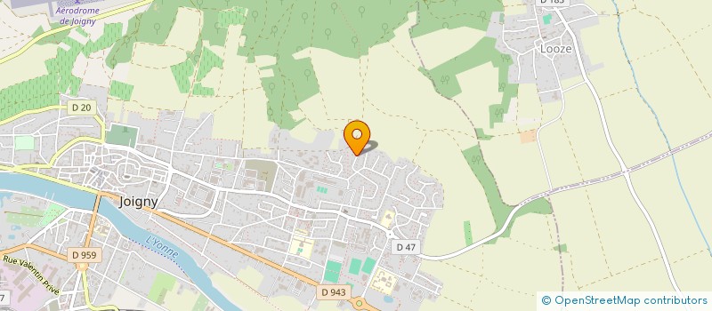 localisation de l'entreprise SCI LYENVA à JOIGNY