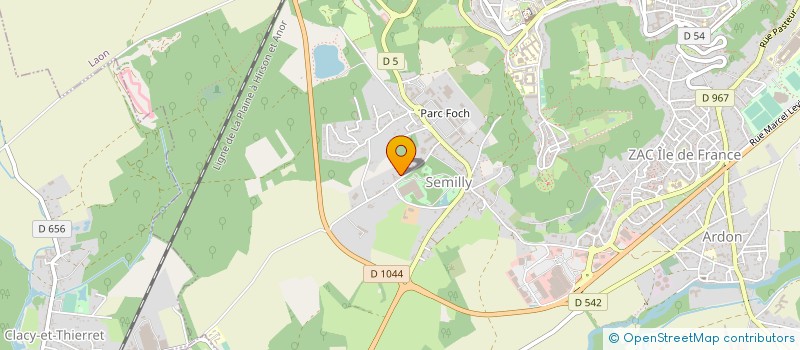 localisation de l'entreprise SCI LYFI à LAON