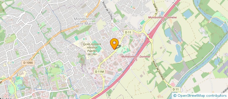 localisation de l'entreprise SCI LYFRE  MONTBONNOT-SAINT-MARTIN