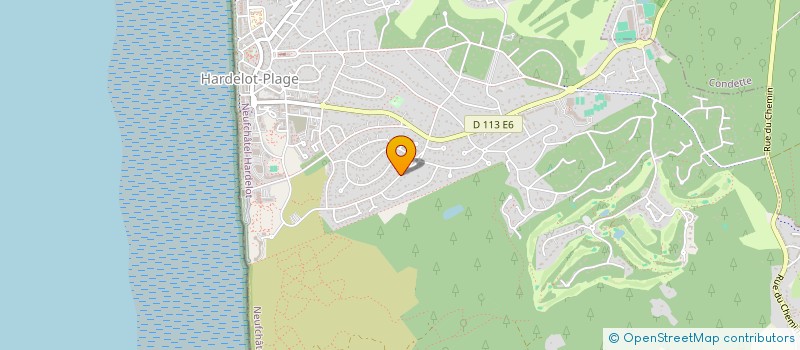 localisation de l'entreprise SCI LYGE  NEUFCHATEL-HARDELOT