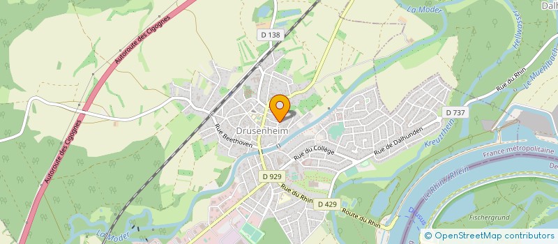 localisation de l'entreprise SCI LYGY  DRUSENHEIM