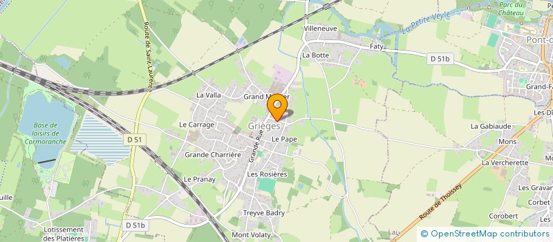 localisation de l'entreprise SCI LYHE  GRIEGES