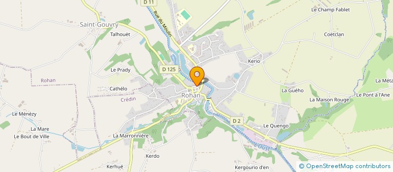 localisation de l'entreprise SCI LYJJE  ROHAN