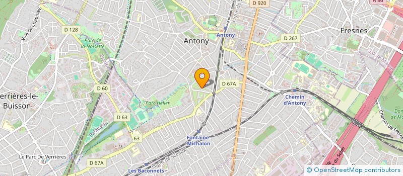 localisation de l'entreprise SCI LYK à ANTONY