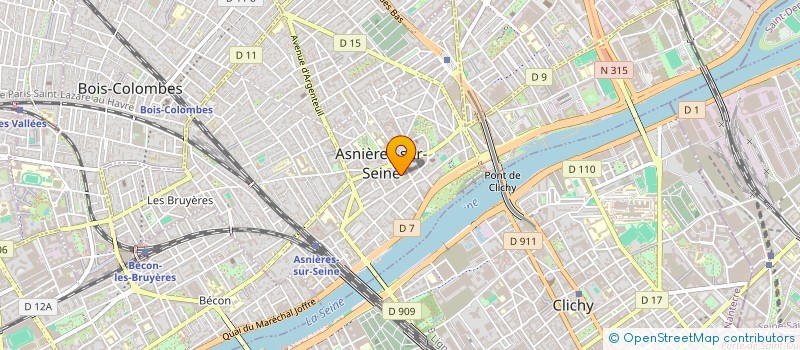 localisation de l'entreprise SCI LYK à ASNIERES-SUR-SEINE