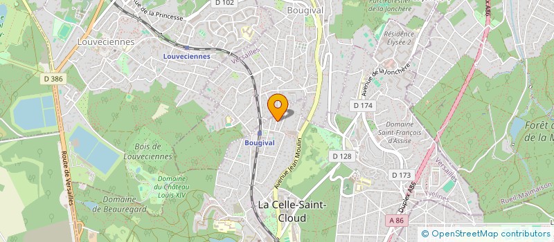 localisation de l'entreprise SCI LYKE  LA CELLE-SAINT-CLOUD