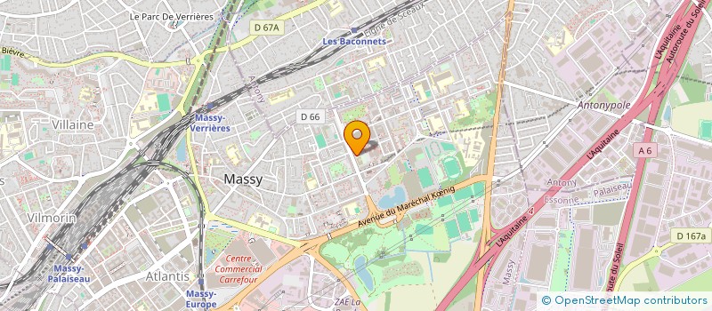 localisation de l'entreprise SCI LYL à MASSY
