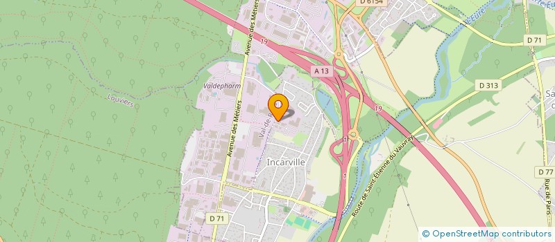 localisation de l'entreprise SCI LYLA  INCARVILLE