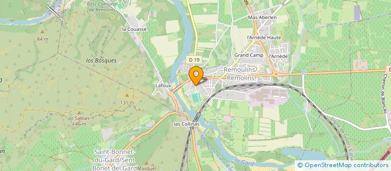 localisation de l'entreprise SCI LYLA  REMOULINS