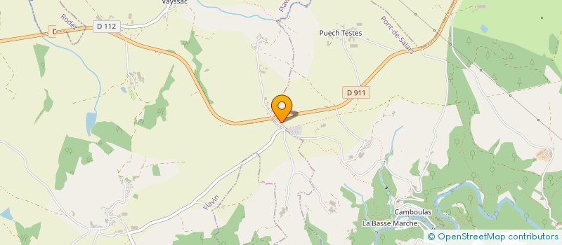 localisation de l'entreprise SCI LYLAMAE  PONT-DE-SALARS