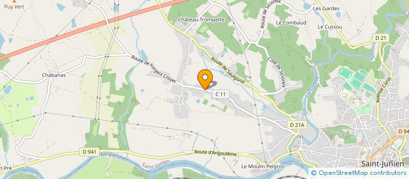 localisation de l'entreprise SCI LYLEO à SAINT-JUNIEN