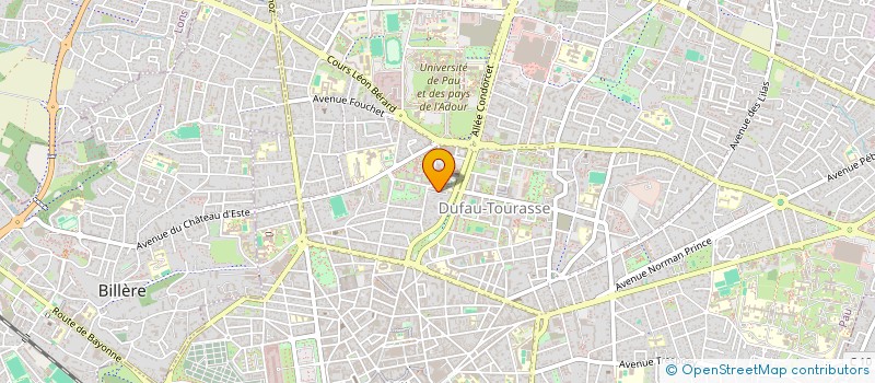 localisation de l'entreprise SCI LYLI à PAU