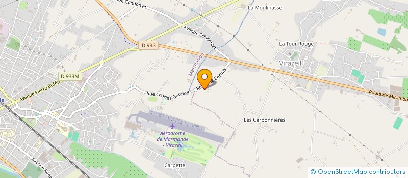 localisation de l'entreprise SCI LYLI  VIRAZEIL