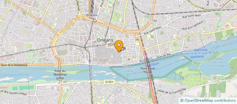 localisation de l'entreprise SCI LYLIA à ORLEANS