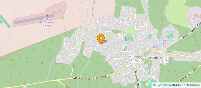 localisation de l'entreprise SCI LYLIED  MARTIGNAS-SUR-JALLE