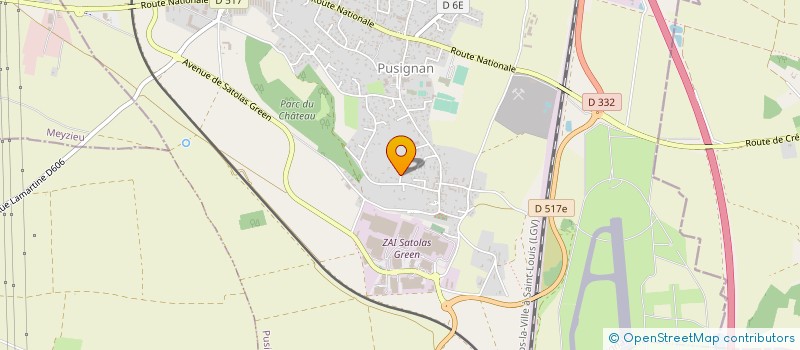 localisation de l'entreprise SCI LYLO  PUSIGNAN