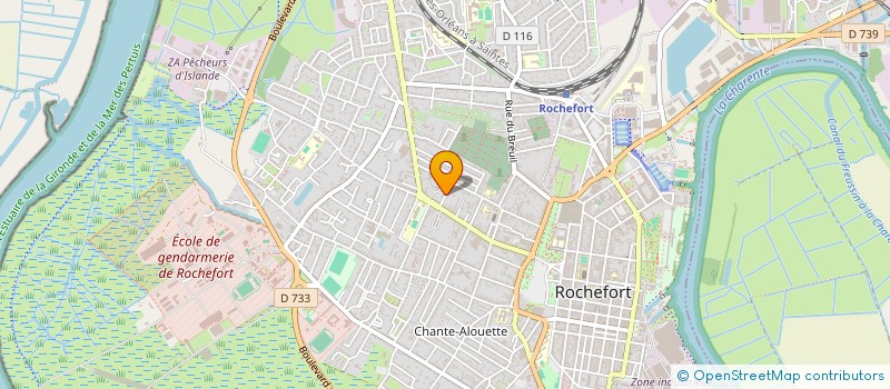 localisation de l'entreprise SCI LYLO21  ROCHEFORT