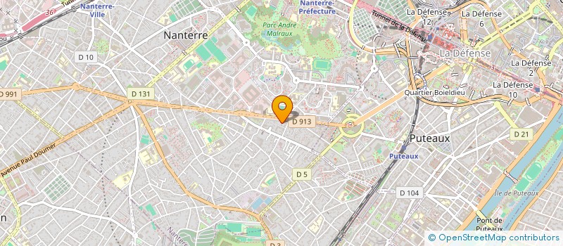 localisation de l'entreprise SCI LYLY  NANTERRE