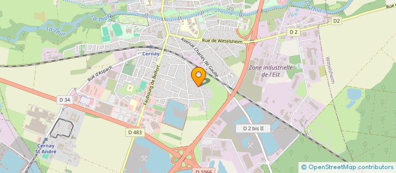 localisation de l'entreprise SCI LYLYDO FROMENTIN & CO  BOLLWILLER