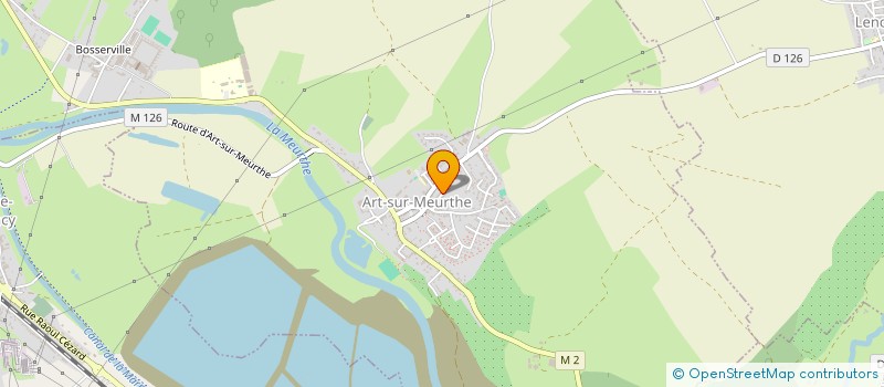 localisation de l'entreprise SCI LYM PATTON  ART-SUR-MEURTHE