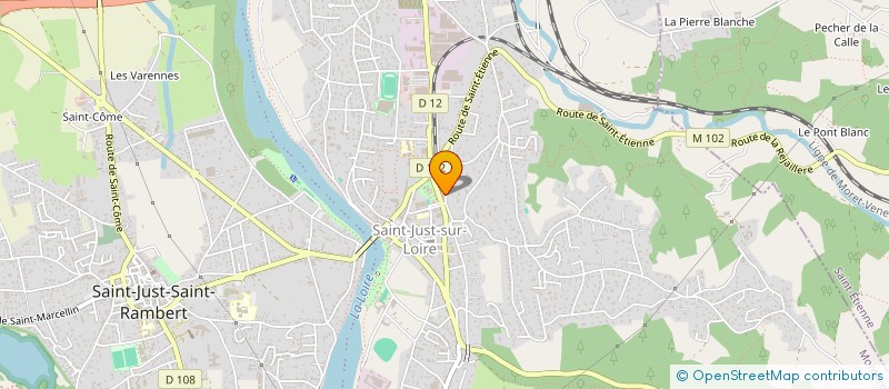 localisation de l'entreprise SCI LYMA  SAINT-JUST-SAINT-RAMBERT