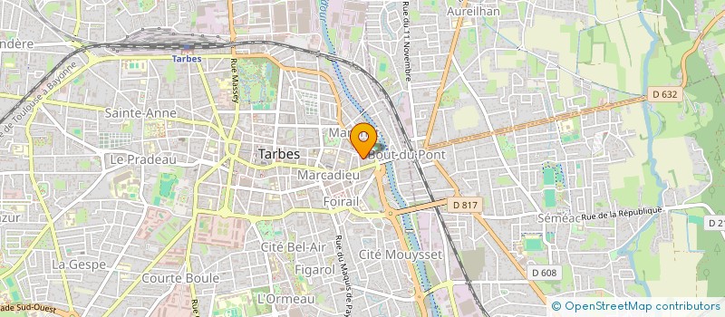 localisation de l'entreprise SCI LYMA  TARBES