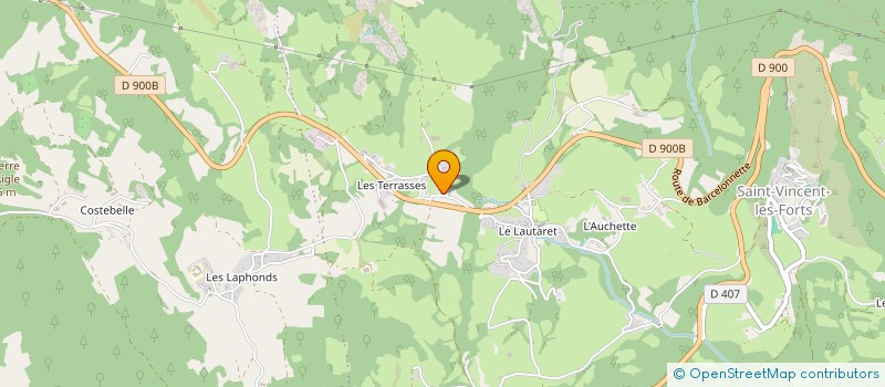 localisation de l'entreprise SCI LYMA  UBAYE-SERRE-PONCON