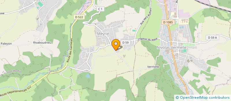 localisation de l'entreprise SCI LYMANAYA  MEYRIE