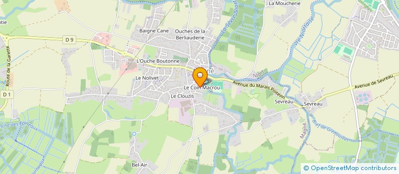 localisation de l'entreprise SCI LYMO  MAGNE