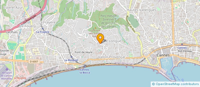 localisation de l'entreprise SCI LYMOUNE à CANNES