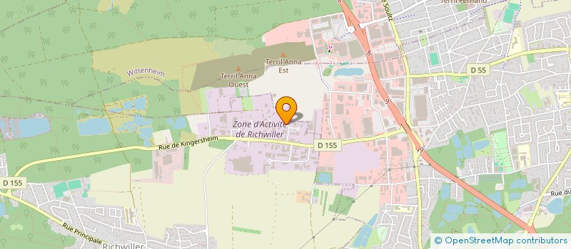 localisation de l'entreprise SCI LYMP  RICHWILLER