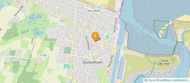 localisation de l'entreprise SCI LYMPHO-ZEN  OUISTREHAM