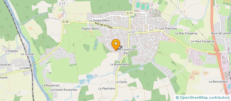 localisation de l'entreprise SCI LYMUNOR  LAILLE