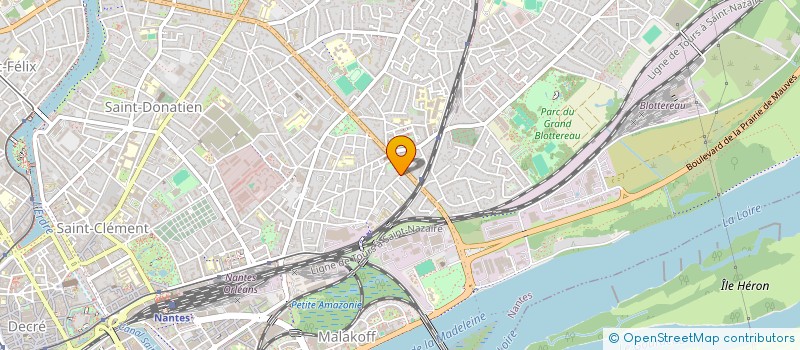 localisation de l'entreprise SCI LYN  NANTES