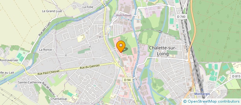 localisation de l'entreprise SCI LYNA à CHALETTE-SUR-LOING
