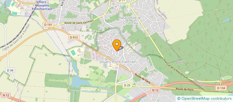 localisation de l'entreprise SCI LYNA  JOUARS-PONTCHARTRAIN