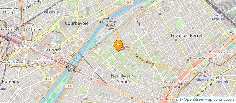 localisation de l'entreprise SCI LYNDA à NEUILLY-SUR-SEINE