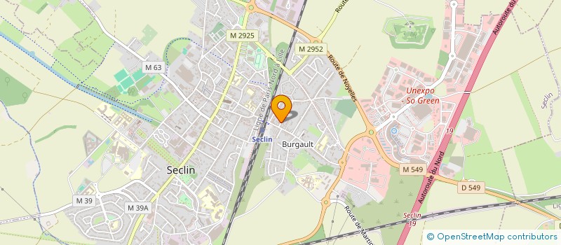 localisation de l'entreprise SCI LYNDA K  SECLIN