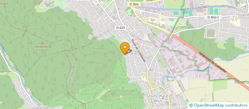 localisation de l'entreprise SCI LYNE  SOULTZ-HAUT-RHIN