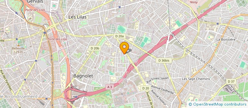 localisation de l'entreprise SCI LYNGCHOUNG  BAGNOLET