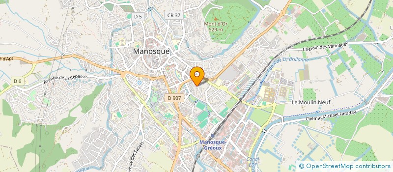 localisation de l'entreprise SCI LYNTEN à MANOSQUE