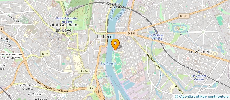 localisation de l'entreprise SCI LYNX  LE PECQ