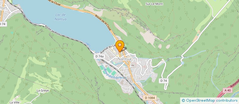 localisation de l'entreprise SCI LYNY à NANTUA