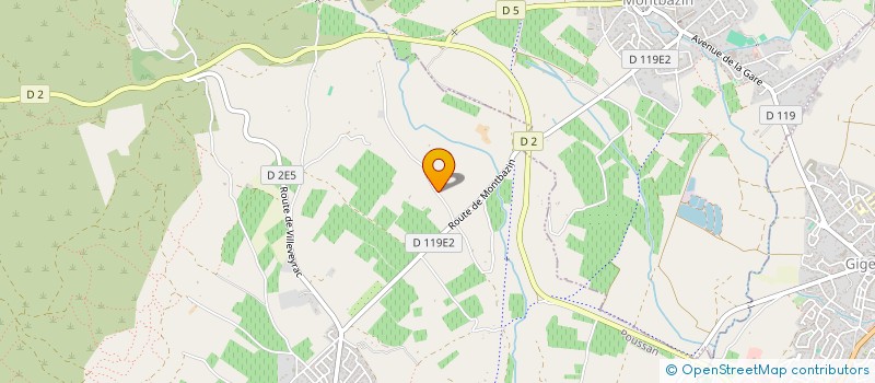 localisation de l'entreprise SCI LYO  POUSSAN