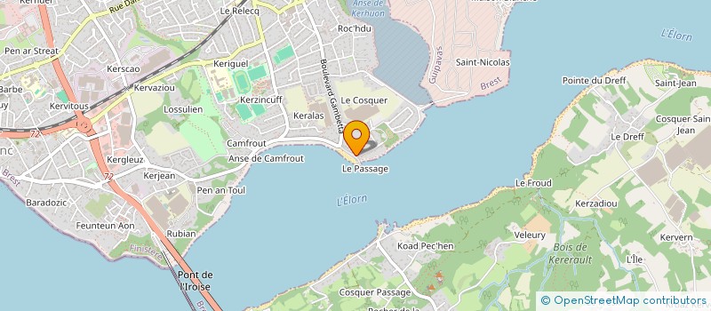 localisation de l'entreprise SCI LYON 22  LE RELECQ-KERHUON