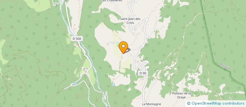 localisation de l'entreprise SCI LYON BTR  CROTS