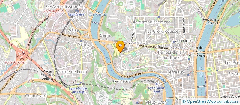 localisation de l'entreprise SCI LYON GERLAND  LYON