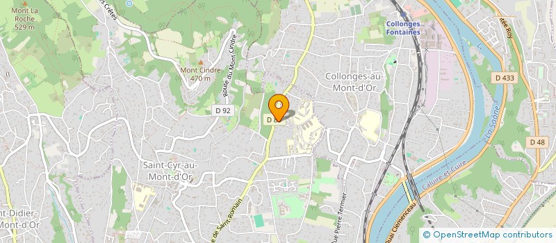 localisation de l'entreprise SCI LYON GERMAIN  SAINT-CYR-AU-MONT-D'OR