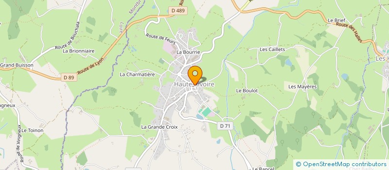 localisation de l'entreprise SCI LYON IMMO  HAUTE-RIVOIRE