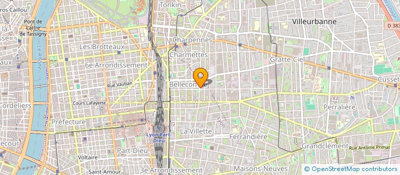 localisation de l'entreprise SCI LYON LES TETES D'OR  LYON